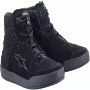 알파인스타즈 크롬 에어 슈즈 통풍 캐주얼 모터사이클 CE 인증 11 블랙/블랙