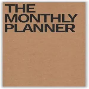 월간 플래너 날짜 미정(중간 x 1팩)