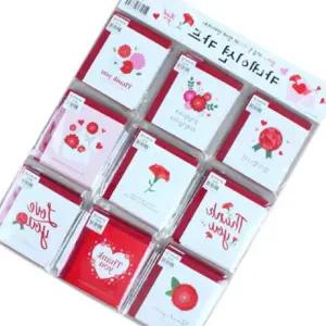 벌크 어버이날 스승의날 카드 (45개세트) 감사 카네이션