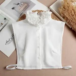 트렌드 이너셔츠 하이넥 인기제품 이너카라 플 페이크 레이스 카라