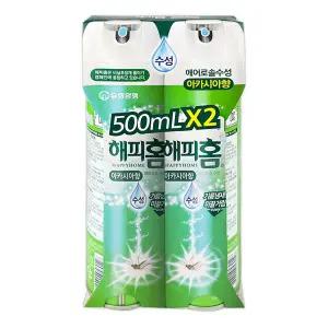 인기제품 아카시아향 에어로솔수성 벌레제거 에어졸 벌레 아카시아향 트렌드 500mLx2P