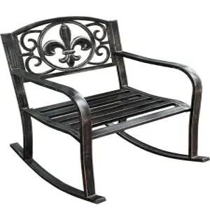 야외흔들의자 엔틱 철제체어 펜션 정원그네 빈티지