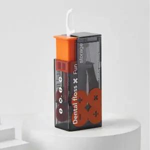 [하프클럽/알티피아]푸쉬업 크리에이티브 휴대용 치실 디스펜서 보관함