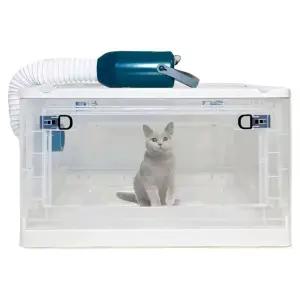 화이트 고양이 강아지 28L 가정용 반려견 반려묘 산소방