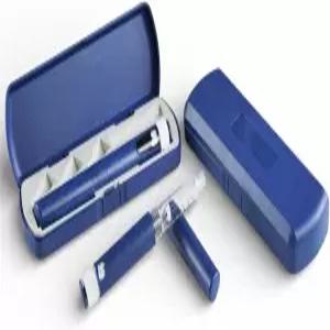 노빅사 재사용 가능한 주사 펜 여행 케이스 키트 - 보호용 하드 쉘 및 장치가 포함된 인슐린 펩타이드 보관