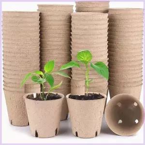 지피포트 화분 종이 지피 포트 모종 식물 일회용 파종 펠렛