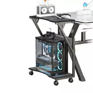 데스크탑 본체 본체받침대 수납장 거치대 컴퓨터