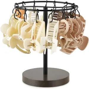 다헤이 메탈 클로 클립 정리함 홀더 스탠드 수납 진열 헤어 액세서리 침실 욕실 대학 기숙사 방 장식