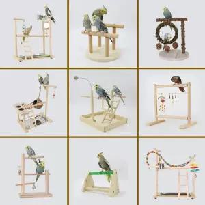 앵무새 새집 놀이터 훈련 그물 사다리 해초 버드링 토이 케이지
