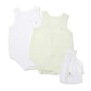 [롯데백화점]오가닉맘 화이트옐로우민소바디수트가방세트(MIMLQS15)