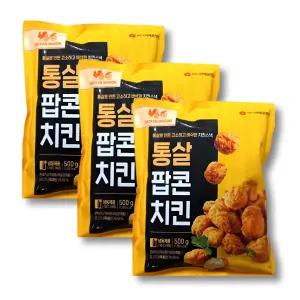 마니커 통살팝콘치킨 500gx3봉