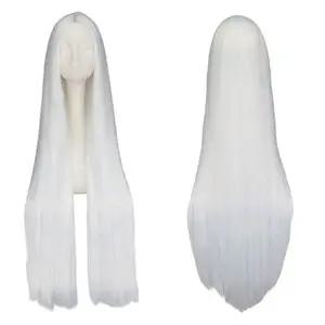 [콩심팥심]백발 긴 생머리 가발