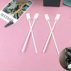 [콩심팥심]세로형 이름표 메모 네임택 케이블 타이 백색 50P