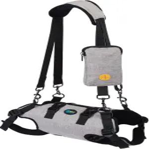 반려견 슬링 하네스 척추 보호용 아웃도어 전신 지지 노화된 돕기 위한 서포트 조끼 XS