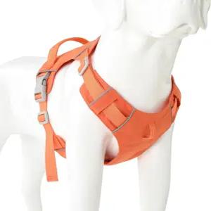 마일 하이 라이프 노 풀 도그 하네스와 반사 스트라이프 소형 중형 대형견 워킹 러닝 트레이닝용 경량