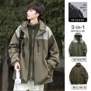 등산복 바람막이 남자야상사파리 아웃도어 봄가을 점퍼 ible3