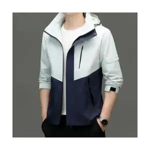 남자야상사파리 봄가을 자켓 얇은 아웃도어 등산복 후드탈착 아우터 ible3