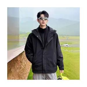 남자야상사파리 봄 가을 야상 삼방 등산 바람막이 점퍼 ible3
