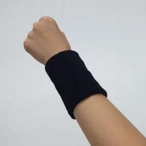 야구아대 스포츠 땀흡수 손목아대 블랙 10cm