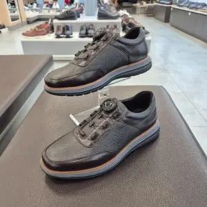 엘칸토 HC11 소가죽 남성화 세미정장 다이얼 스니커즈  Q0J8U61Y385