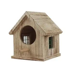 걸이형 새집 야외 정원 원목 네츄럴 꾸미기 기둥 행잉 앵무새 조류 나무 인테리어