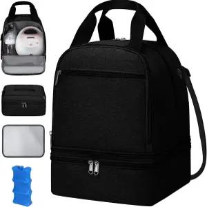 스펙트라 S1 S2용 OKCLIY 펌프백 스팩이 포함된 웨어러블 유방 액세서리용 방수 매트가 펌핑백 업무 여행