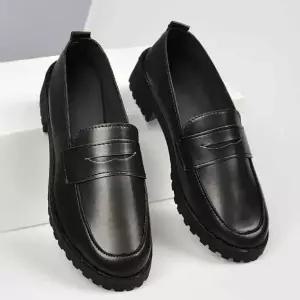 [셀러에이드]대학생 신학기 캠퍼스 룩 고급 구두 신발 페니 로퍼 원피스로퍼코디