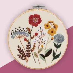 DIY 패키지 자수 키트 세트 프랑스 도안 만들기