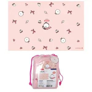 [콩심팥심]1인용 미니돗자리 폭신한 봉주르 비숑 피크닉매트 (코랄)