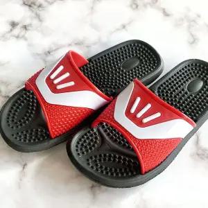 슬리퍼 택1 삼선 레드 헬스