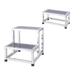 2단 스테인레스 디딤대 이동식 단층 안전 인테리어 의자