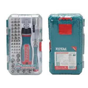 55PCS 자동차 조립식가구 자전거부품 드라이버 비트 세트