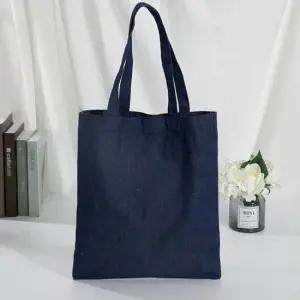 진청 데님 에코백 캔버스 숄더백 데일리 보부상 가방