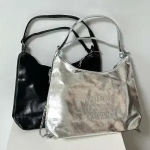 어반티지투웨이백 숄더 백팩 레더 레터링 체인 데일리