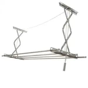 [SBD] 천장 아파트 베란다 빨래 반자동 자바라형 스텐 행거 건조대