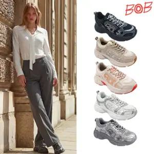 BOB 26SS 최신상 아이코닉 메쉬 스니커즈 여성용