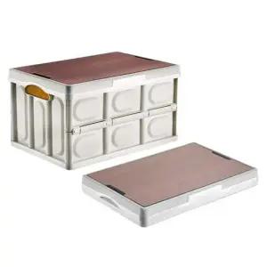 접이식 캠핑 수납 폴딩박스 LUAZ-B30 베이지 접이식수납박스