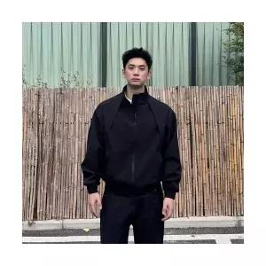 남성 유행각 바람막이 점퍼 항공 코트 가을 야상 기능성 OOTD3