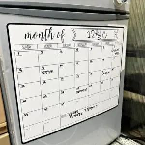 냉장고 자석 스케쥴러 타공판 현관 마그네틱 월간