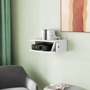 벽용 AREAJD 화이트 선반 게임 홀더 Xbox 프로젝터 S/X 벽 액세서리 플로팅 스탠드 S용 One 마운트 시리즈