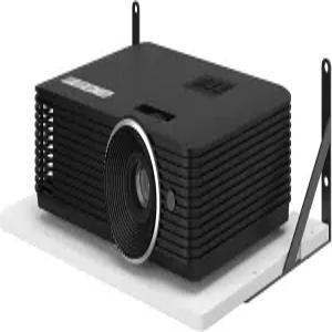 벽 케이블 마운트 프로젝터 미니 소형 AREAJD 스탠드 홀더 선반 액세서리용 화이트 플로팅 블랙