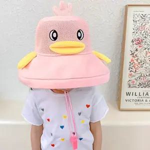 유아 여름 가림막 모자 가을 아동모자 봄 꽥꽥이손메쉬 준캡 밀짚모자