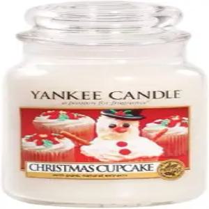 양키 캔들 컴퍼니 크리스마스 컵케이크 병 - 라지 22온스