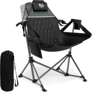 TIMBER RIDGE 해먹 캠핑 의자 야외 잔디와 스포츠를 위한 조절 가능한 등받이와 좌석이 있는 오버사이즈