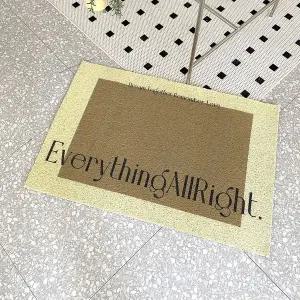 WL 현관 발매트 브라운