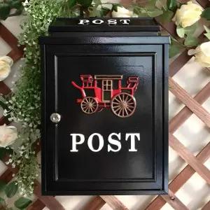 레트로 야외 스탠드 소형 전원주택 미니 우편함 빈티지 주택
