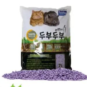 고양이 타비 두부두부 모래 7LX6개 콩비지 라벤더