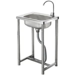 원룸 탕비실 소형 스테인리스 세면대 주방 간이 씽크대 스탠드형 싱크대 캠핑장 조립식