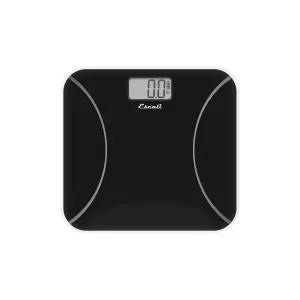배터리 없는 바디 스케일 디자인의 체중계를 위한 에스칼리 키네틱 욕실 블랙