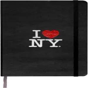 몰스킨 한정판 러브 뉴욕 노트북 라지 룰드 블랙 하드 커버(5 x 8.25)